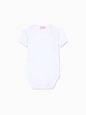 White Lupe Baby Body Vest