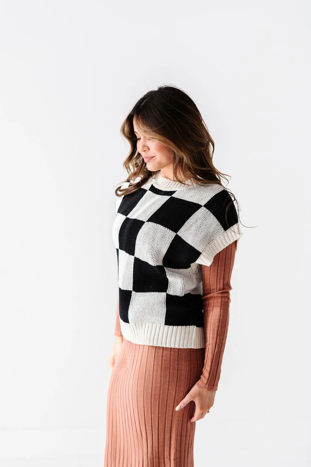 Willow Sweater Dress in Adobe